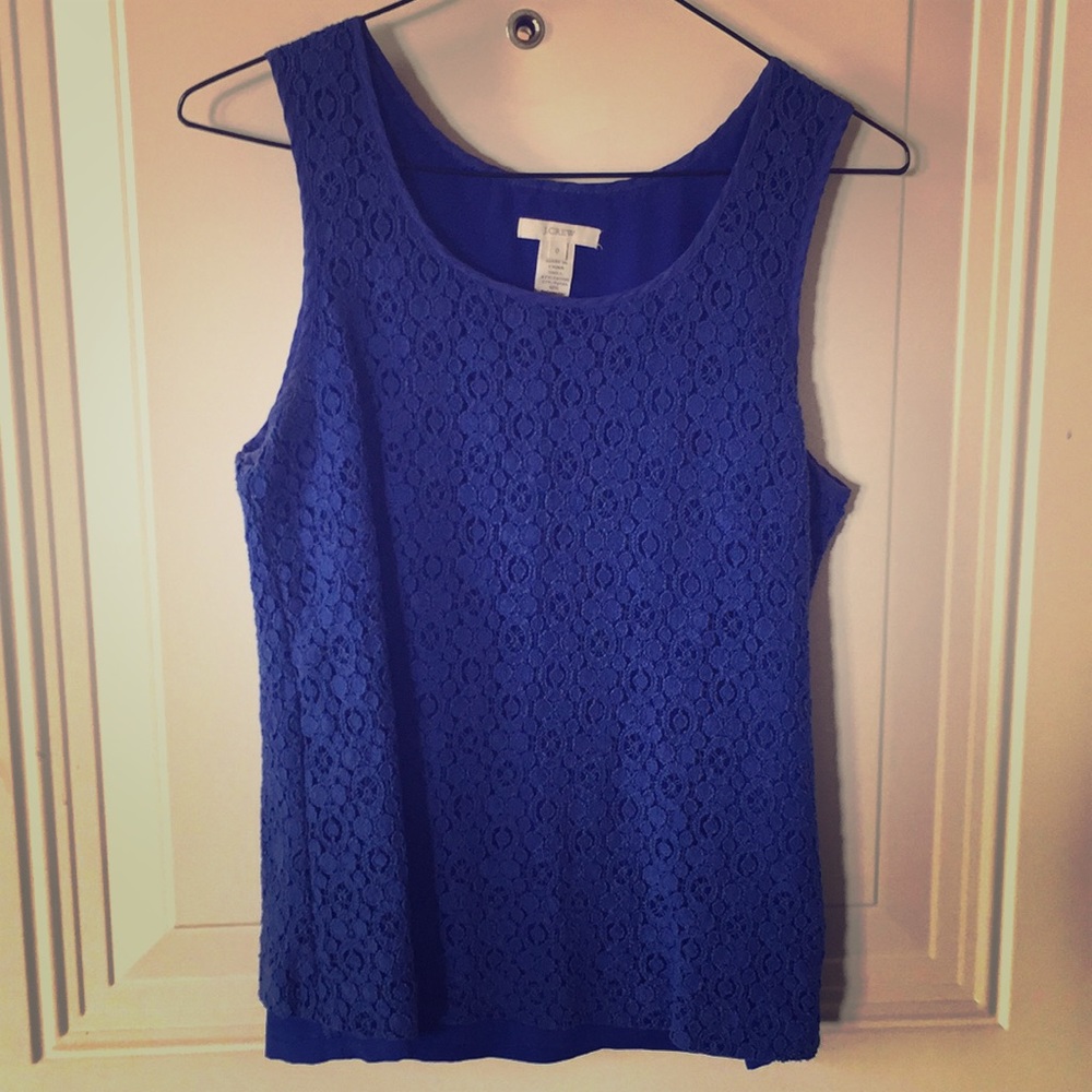 Lined lace top